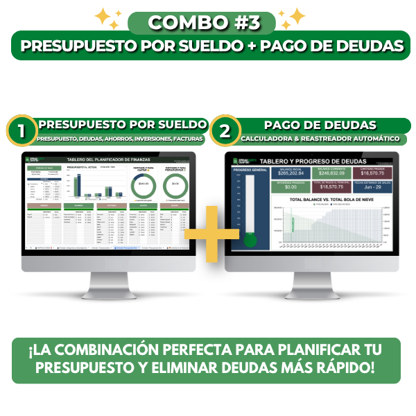 Combo: Presupuesto por Sueldo + Pago de Deudas