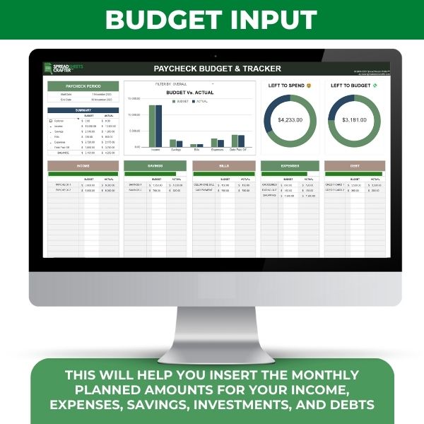 #1 Budget by Paycheck | Weekly | Bi-Weekly | Monthly