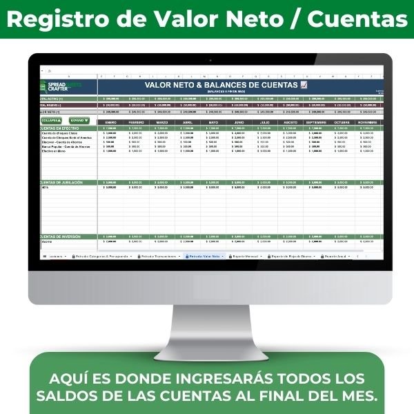 1 Finanzas Personales - Alcanza todas tus metas financiera con esta herramienta fácil de utillizar - Spreadsheets Crafter - Excel and Google Sheets