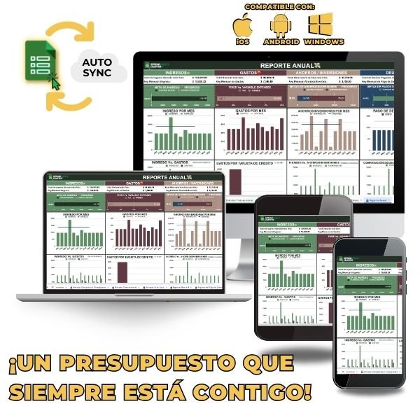 1 Finanzas Personales - Alcanza todas tus metas financiera con esta herramienta fácil de utillizar - Spreadsheets Crafter - Excel and Google Sheets