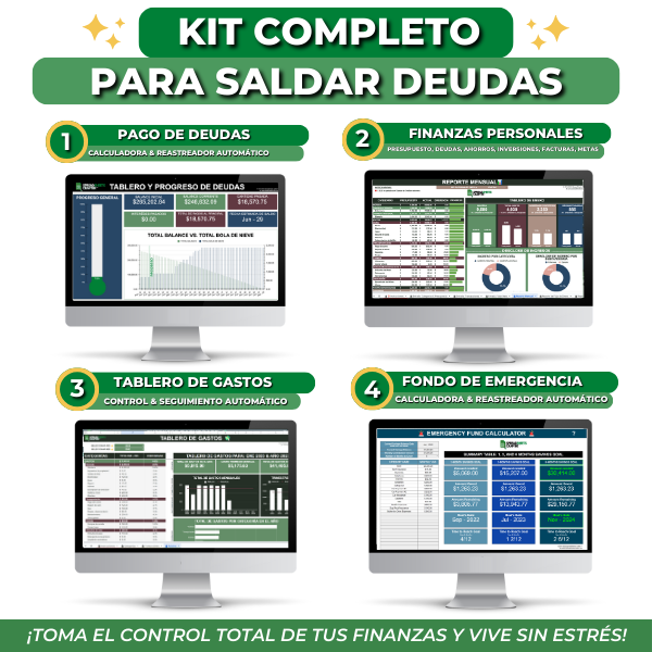 #1 Pago de Deudas | Calculadora y Rastreador de Liquidación de Deudas