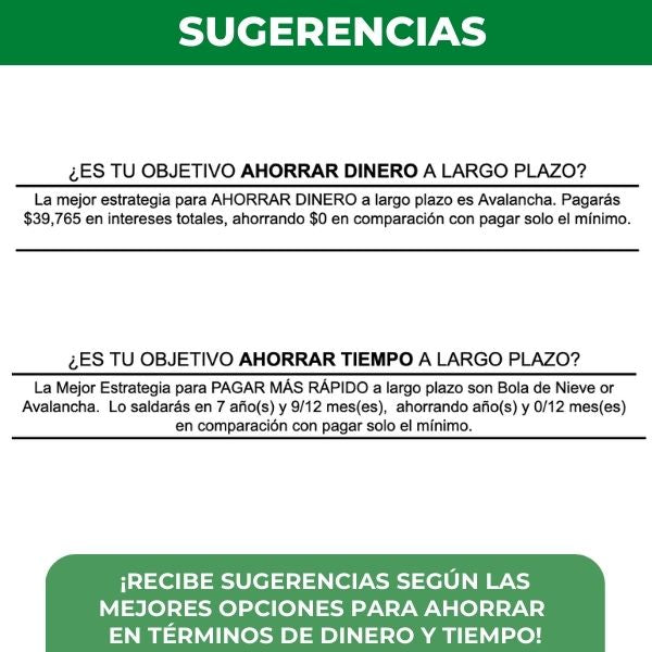 #1 Pago de Deudas | Calculadora y Rastreador de Liquidación de Deudas